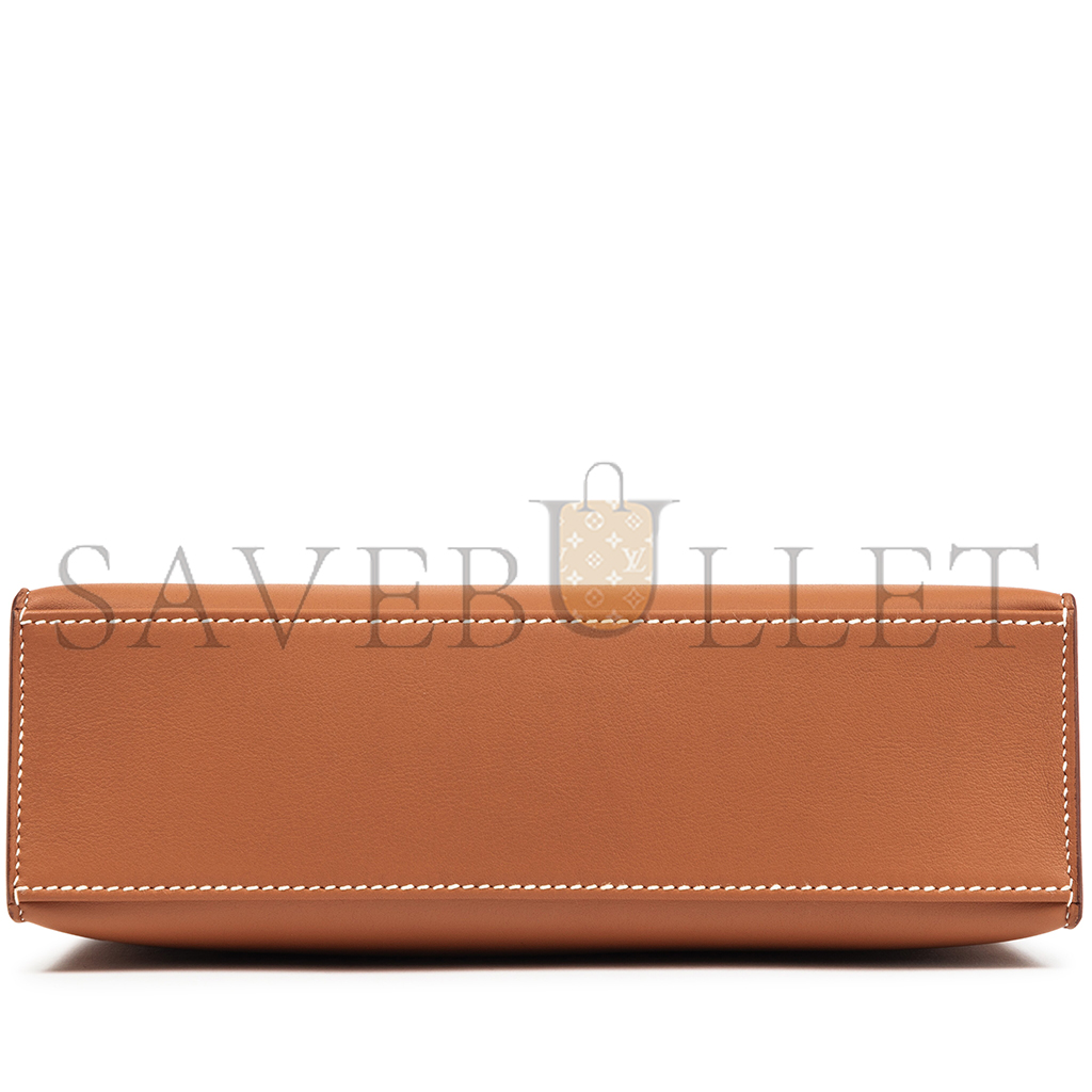 HERMÈS GOLD SWIFT KELLY POCHETTE GOLD HARDWARE (22*14*7cm)